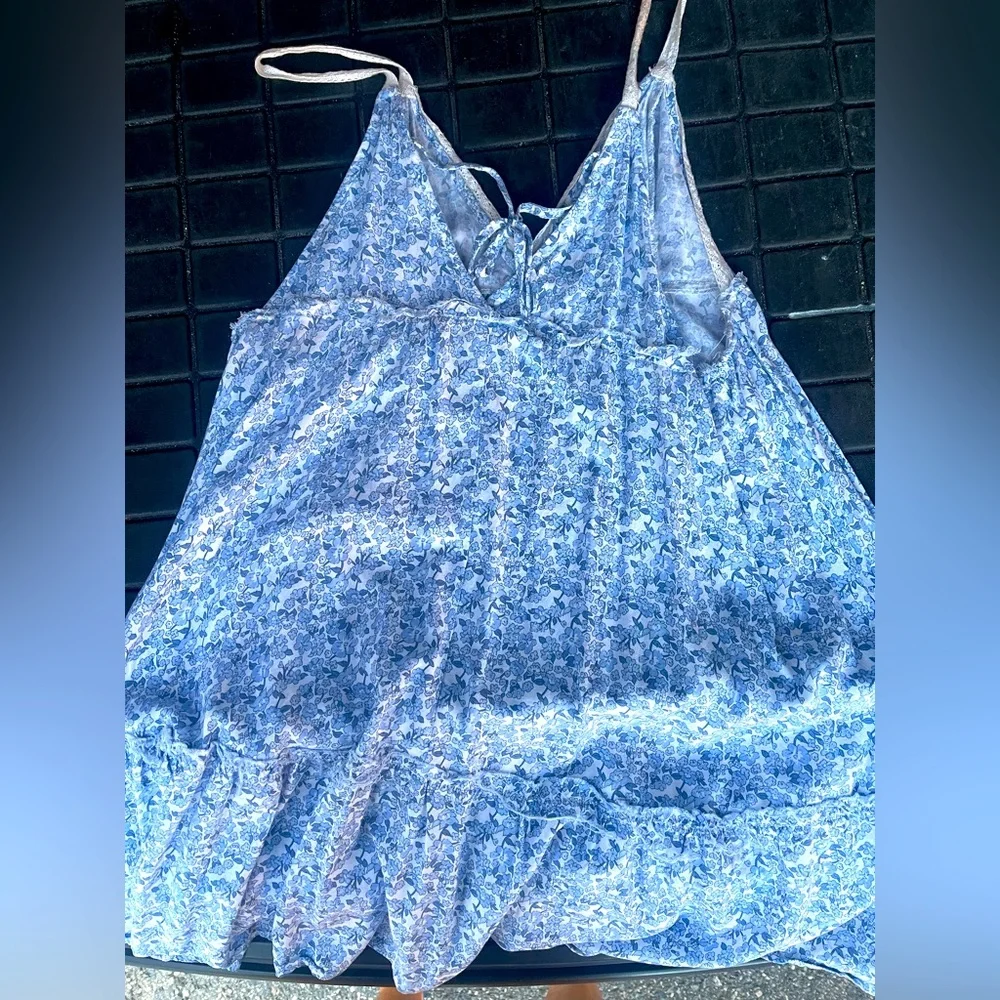 Ocean drive size Medium, beach coverup mini gooey dress - Picture 2 of 2